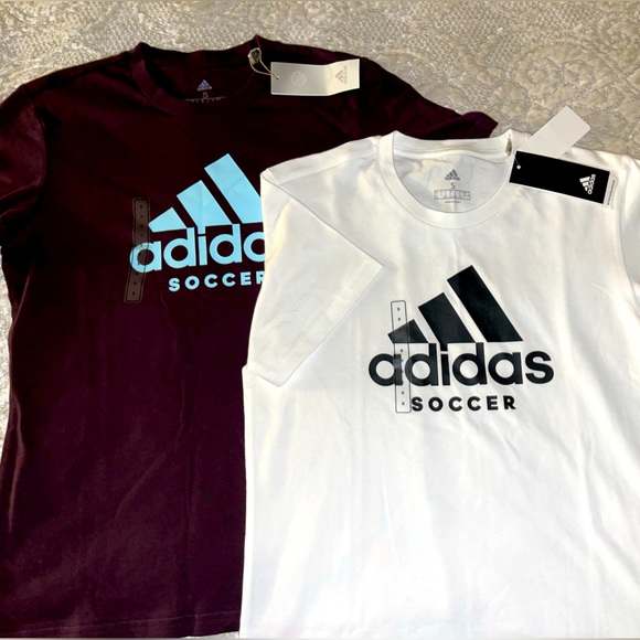 Adidas Women’s Soccer T-shirts Size Small (2)‎ - Picture 1 of 9
